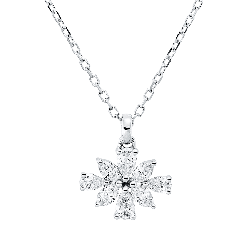 Modern Woman Collier Weißgold 18kt 0,34ct