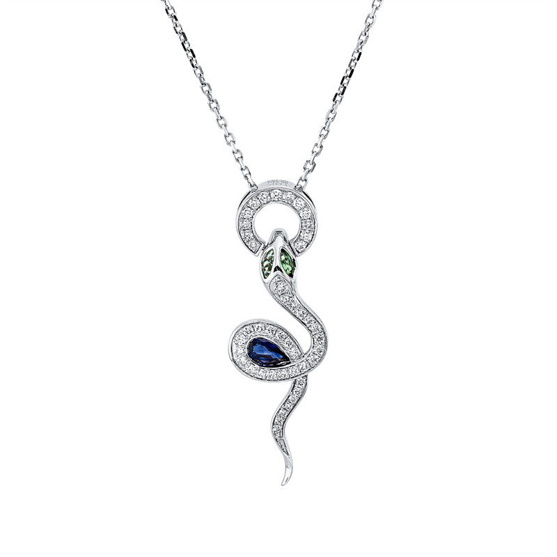 Tier Collier Weißgold 18kt 0,29ct