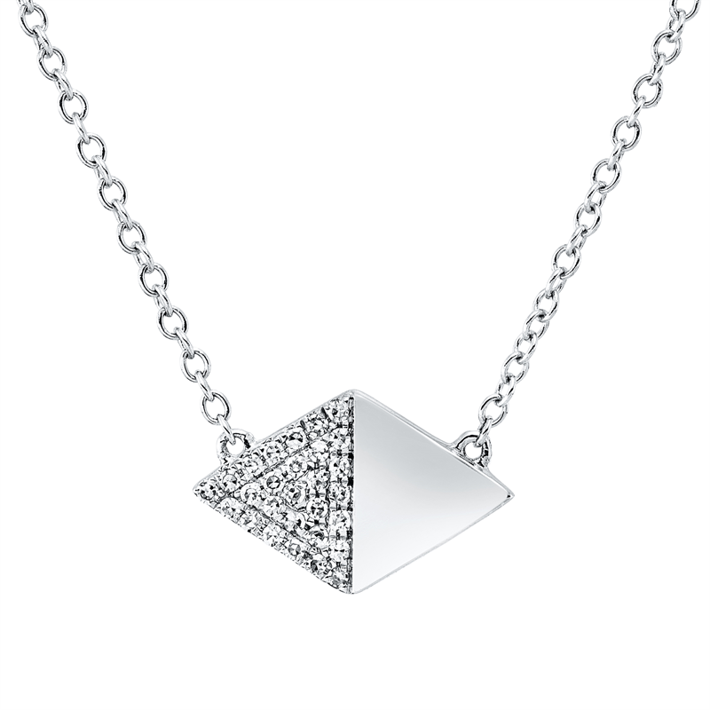Modern Woman Collier Weißgold 18kt 0,07ct