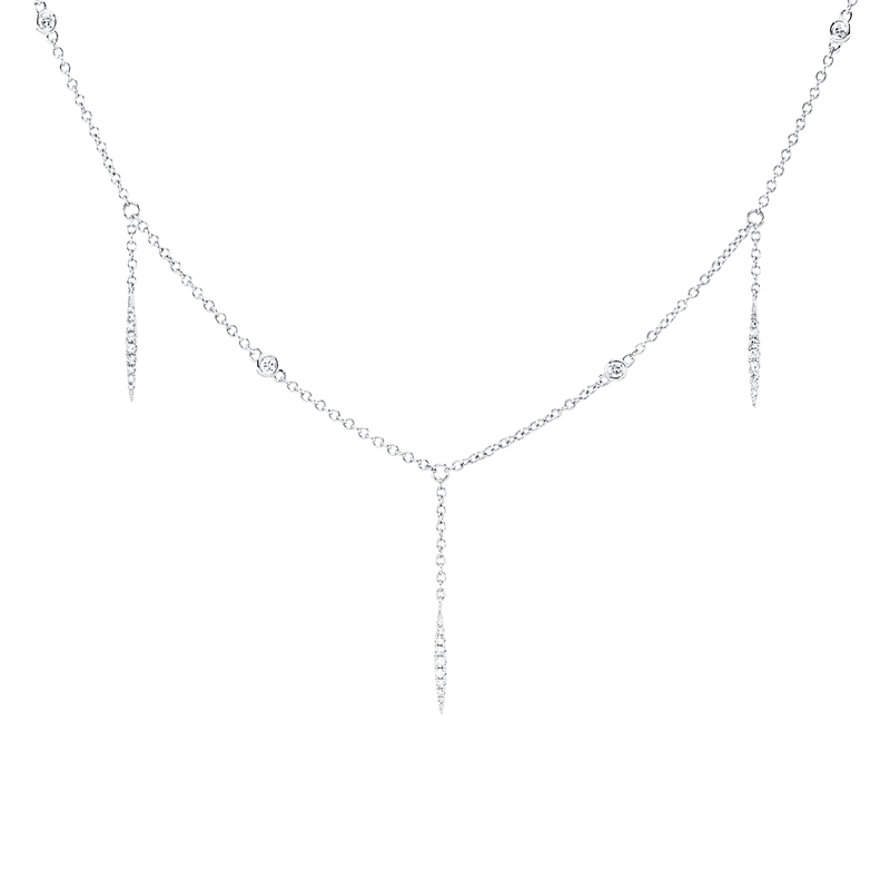 Modern Woman Collier Weißgold 18kt 0,16ct