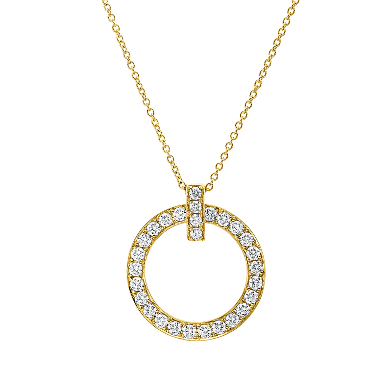 Modern Woman Collier Gelbgold 18kt 0,96ct
