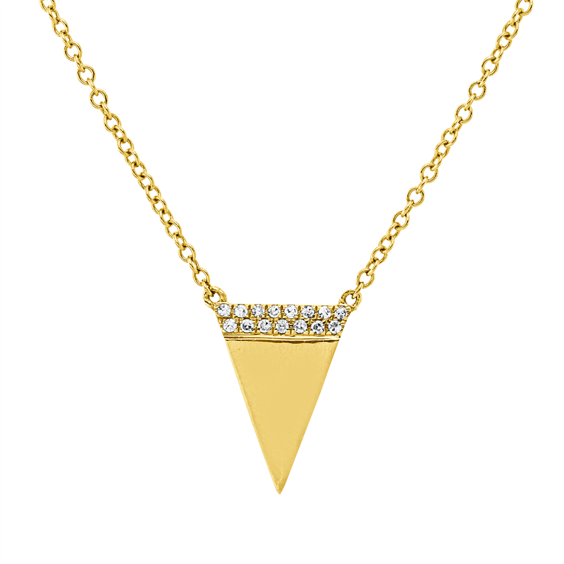 Modern Woman Collier Gelbgold 18kt 0,04ct