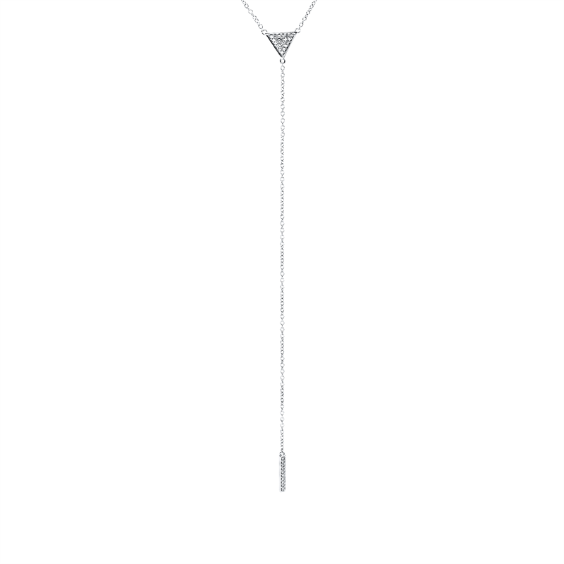 Modern Woman Collier Weißgold 18kt 0,07ct