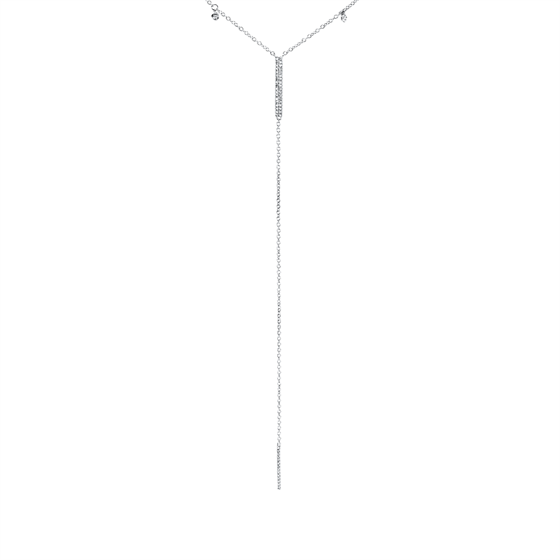 Modern Woman Collier Weißgold 18kt 0,19ct