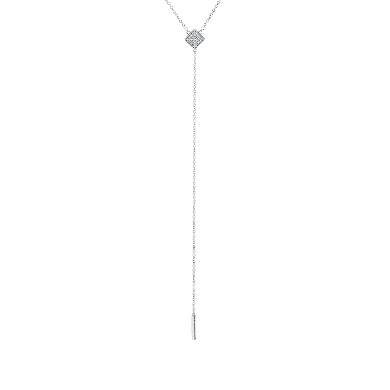Modern Woman Collier Weißgold 18kt 0,08ct
