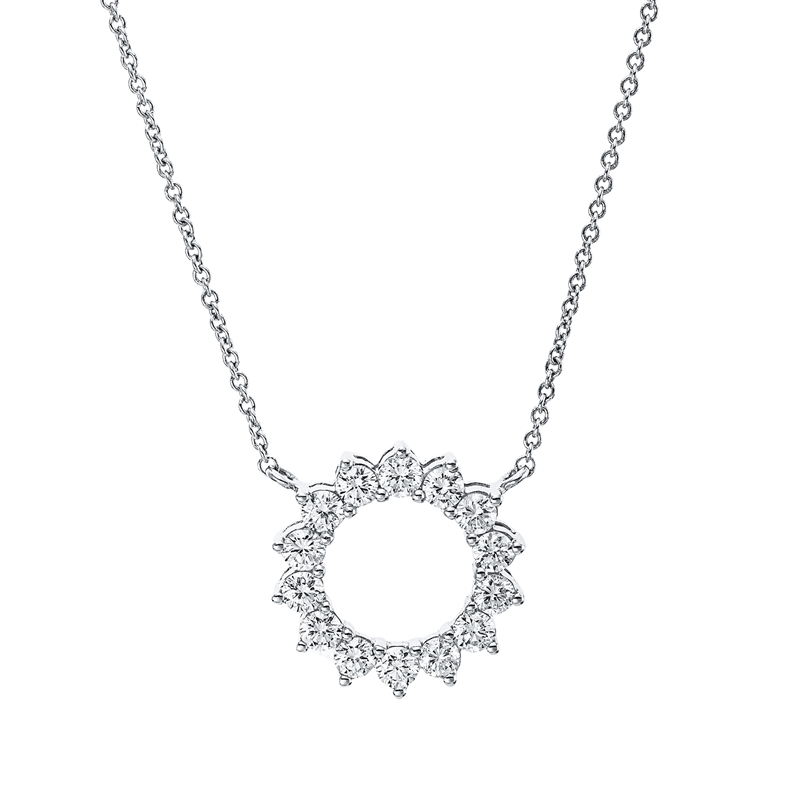 Modern Woman Collier Weißgold 18kt 0,84ct