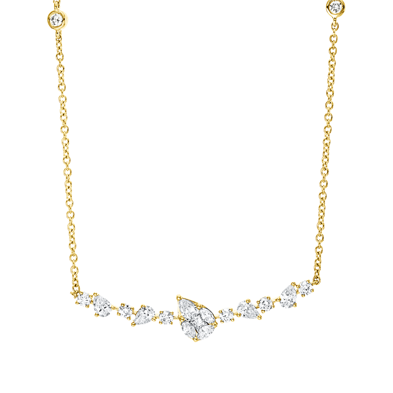 Illusion Classic Collier Gelbgold 18kt 0,78ct
