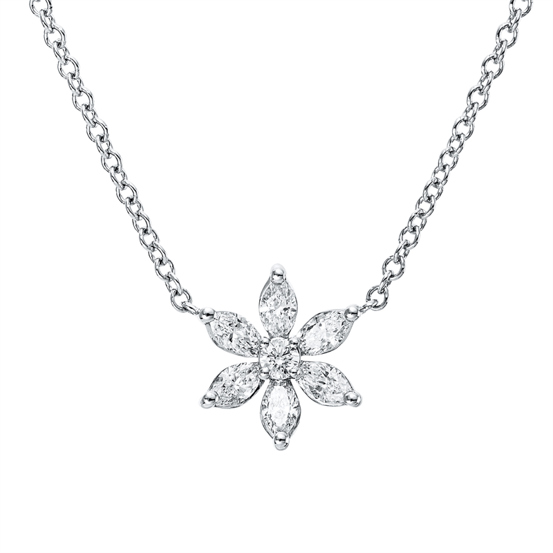 Modern Woman Collier Weißgold 18kt 0,33ct
