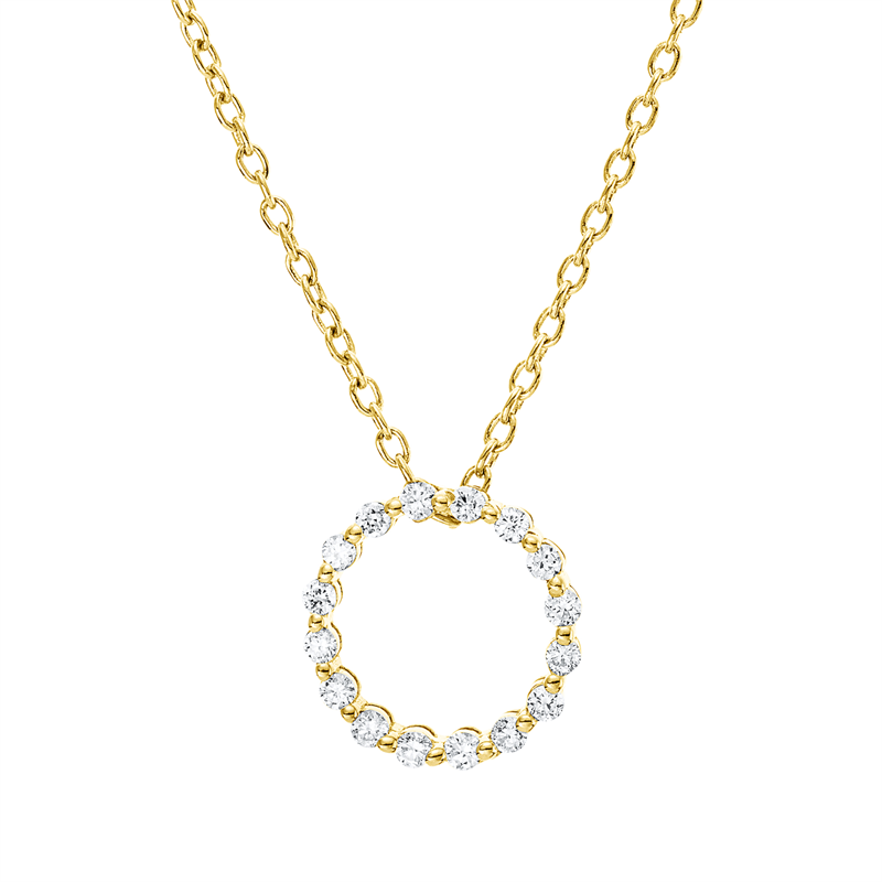 Modern Woman Collier Weißgold 18kt 0,17ct