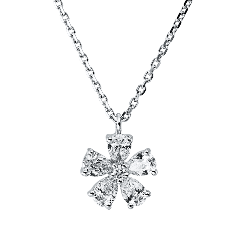 Modern Woman Collier Weißgold 18kt 0,33ct
