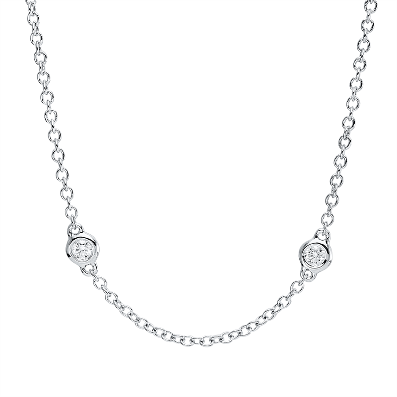 Modern Woman Collier Weißgold 18kt 0,5ct