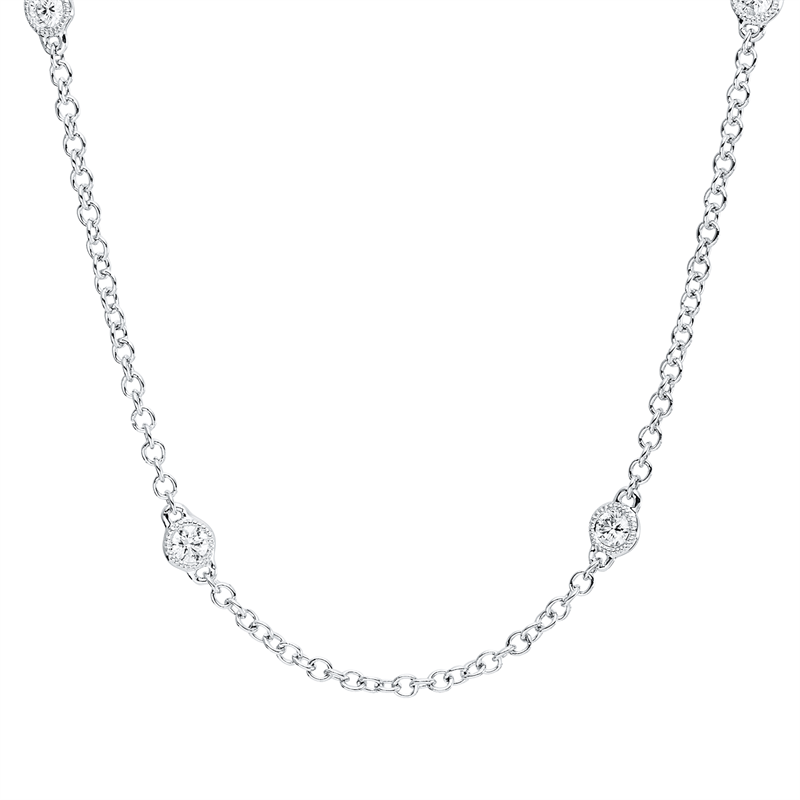 Modern Woman Collier Weißgold 18kt 0,51ct
