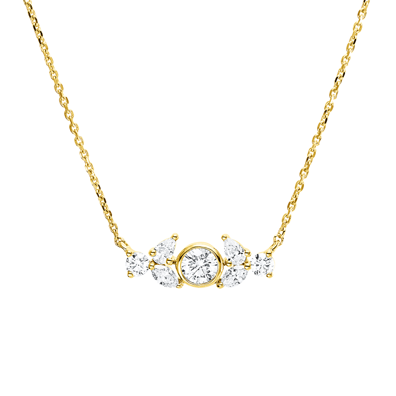 Modern Woman Collier Weißgold 18kt 0,39ct