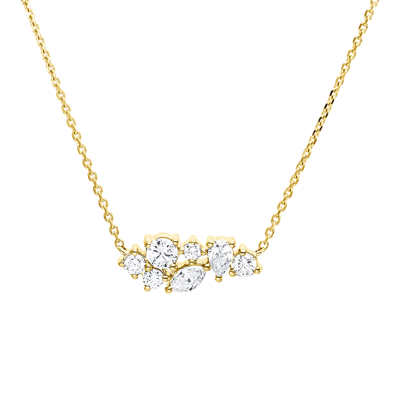 Modern Woman Collier Weißgold 18kt 0,34ct
