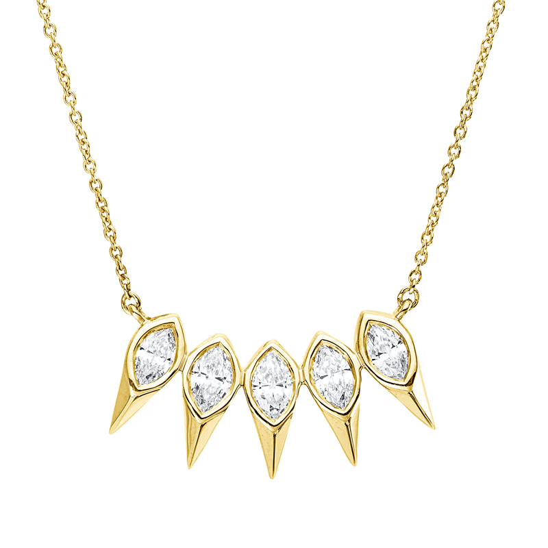 Modern Woman Collier Gelbgold 18kt 0,75ct