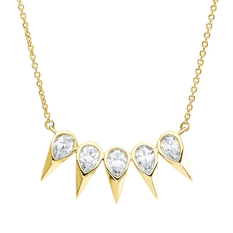 Modern Woman Collier Gelbgold 18kt 0,82ct