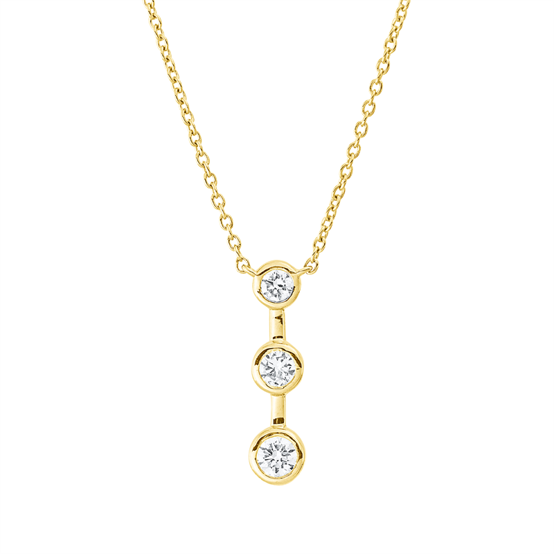 Modern Woman Collier Weißgold 18kt 0,23ct