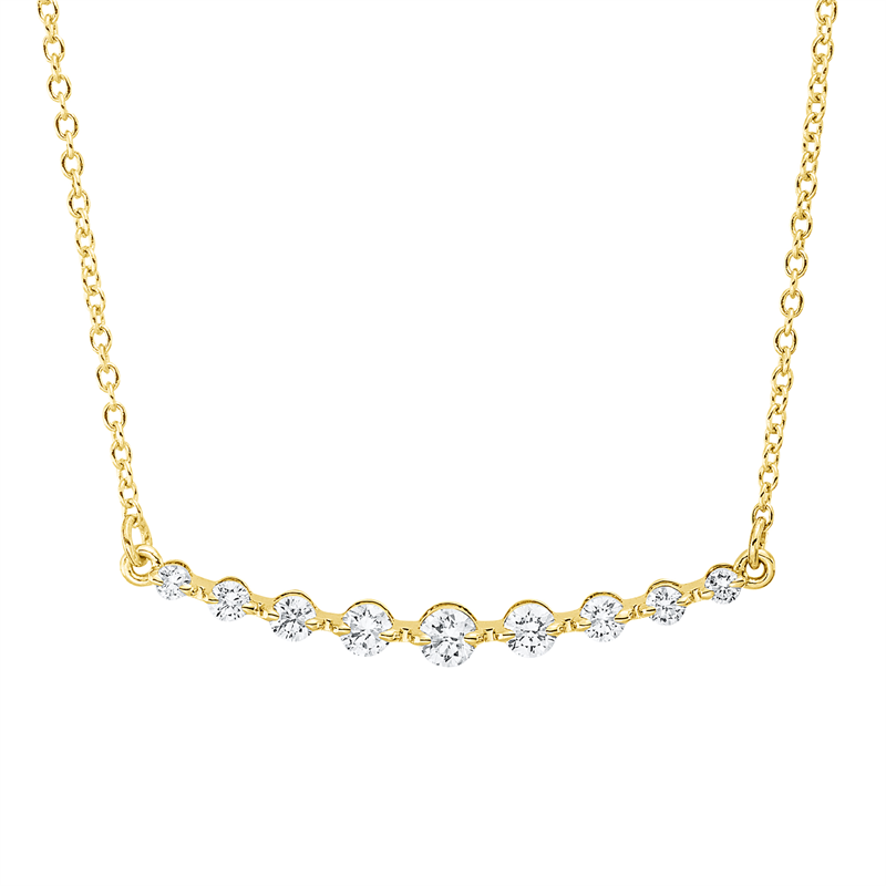 Modern Woman Collier Weißgold 18kt 0,25ct