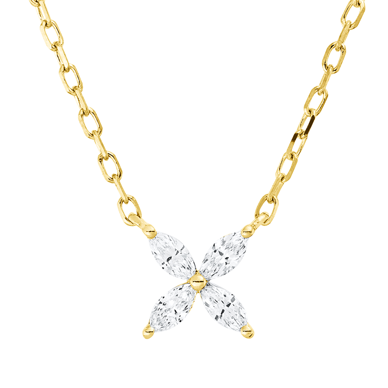 Modern Woman Collier Weißgold 18kt 0,23ct