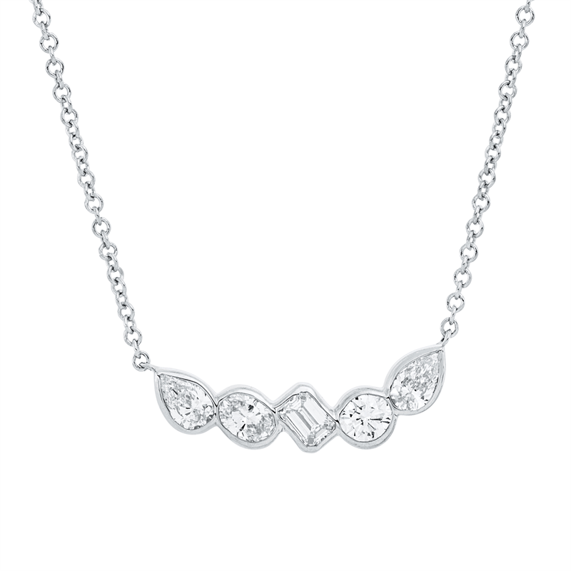 Modern Woman Collier Weißgold 18kt 0,4ct