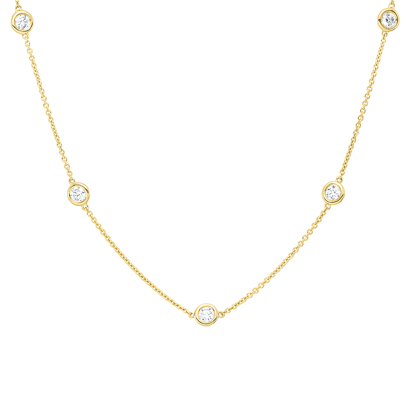 Modern Woman Collier Gelbgold 18kt 1,16ct