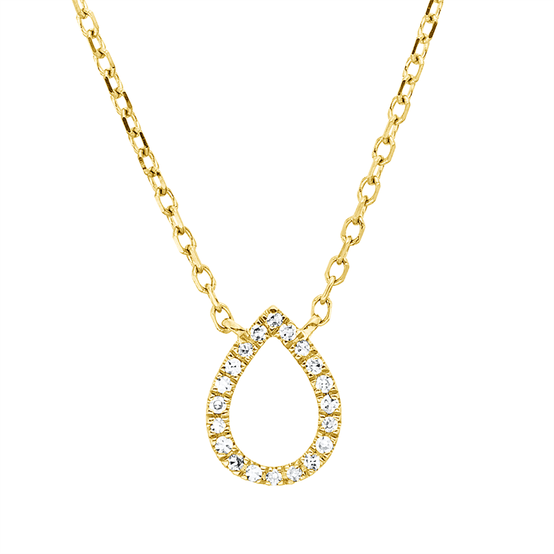 Modern Woman Collier Weißgold 18kt 0,04ct