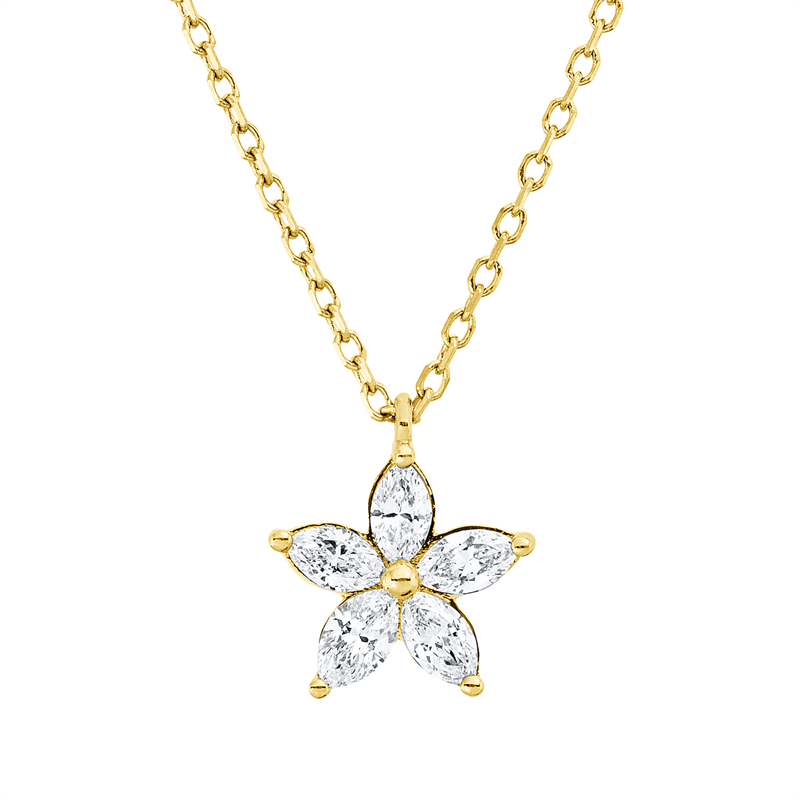 Modern Woman Collier Weißgold 18kt 0,25ct
