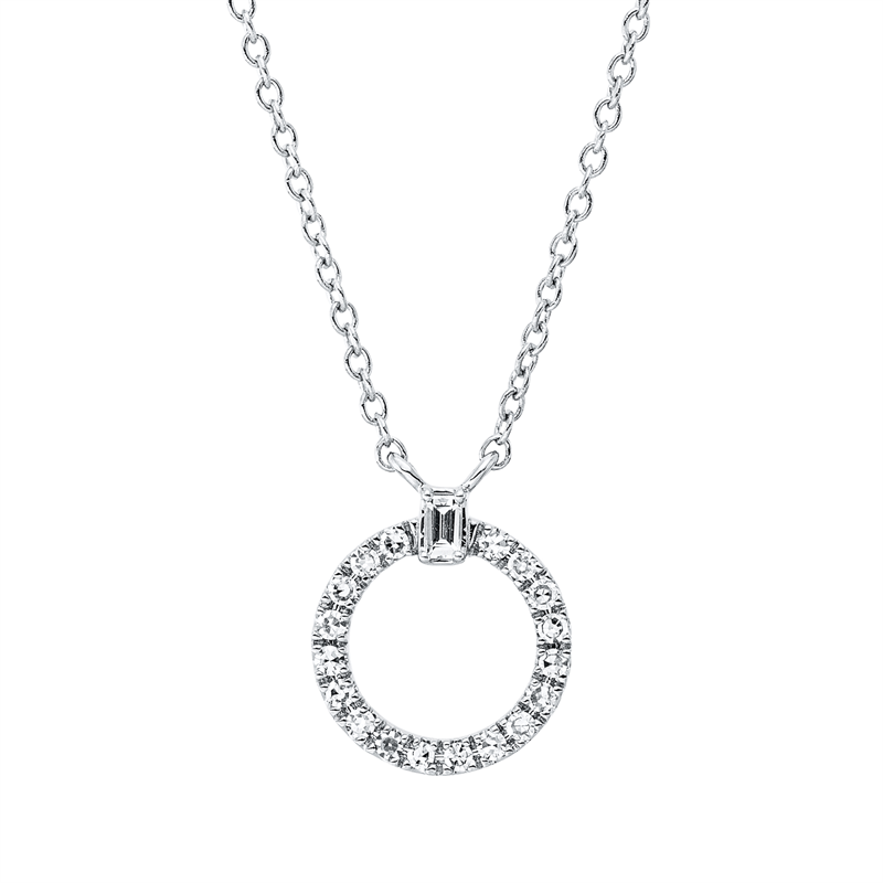 Modern Woman Collier Weißgold 18kt 0,11ct