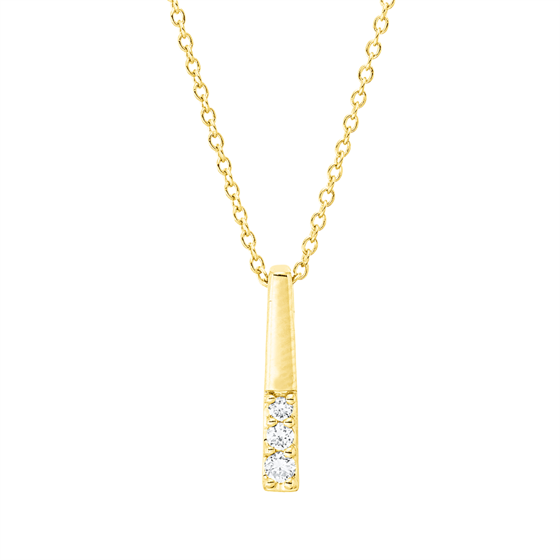 Modern Woman Collier Weißgold 18kt 0,08ct