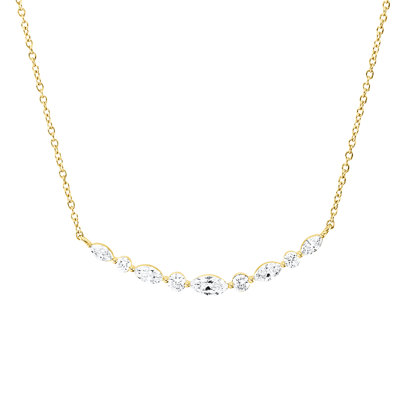 Modern Woman Collier Weißgold 18kt 0,43ct