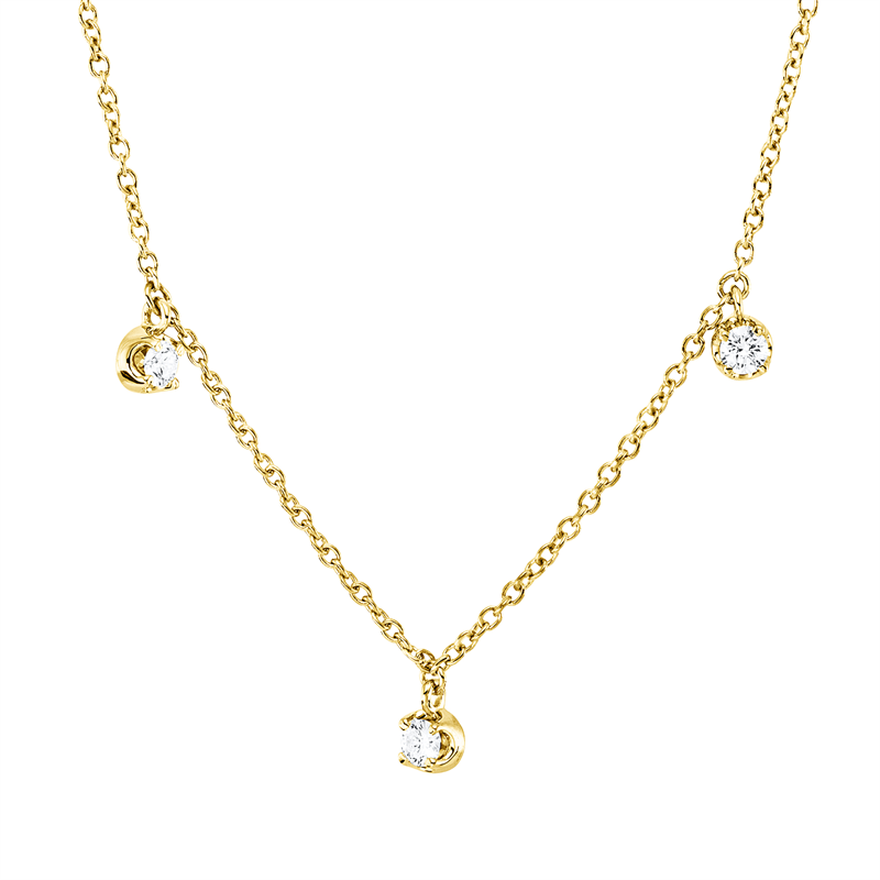 Modern Woman Collier Weißgold 18kt 0,49ct