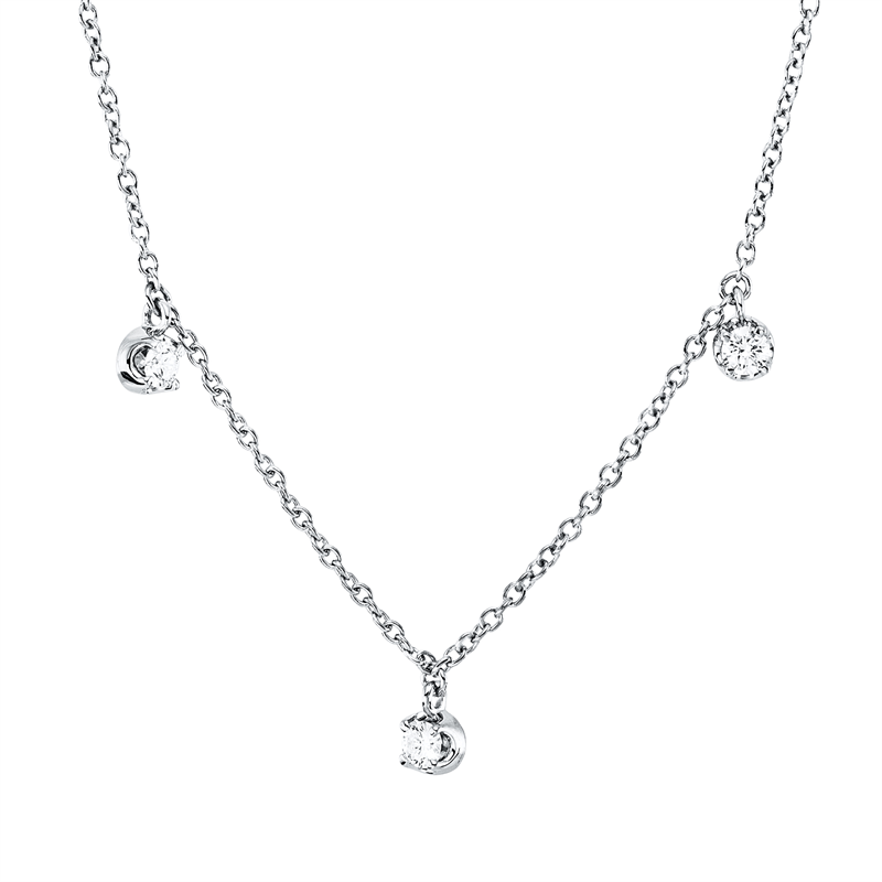 Modern Woman Collier Weißgold 18kt 0,49ct