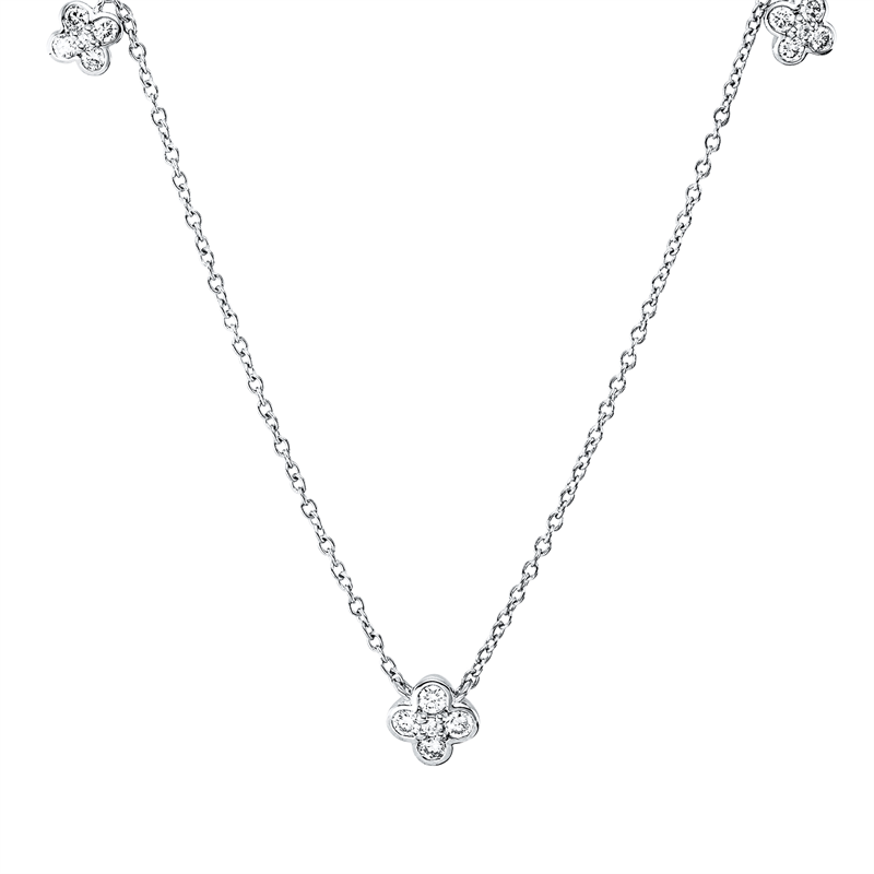 Modern Woman Collier Weißgold 18kt 0,34ct