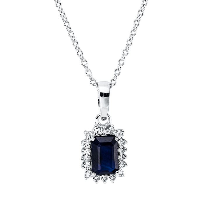 Farbstein Classic Collier Weißgold 18kt Ref-4Q875