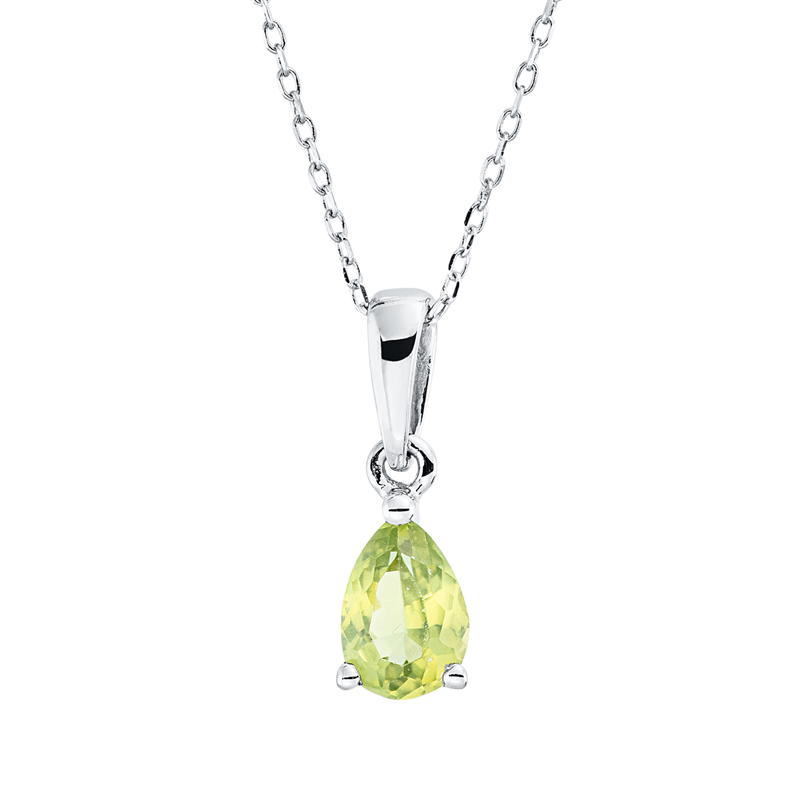 Farbstein Fashion Collier Weißgold 18kt