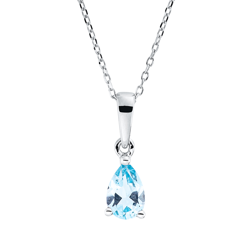 Farbstein Fashion Collier Weißgold 18kt