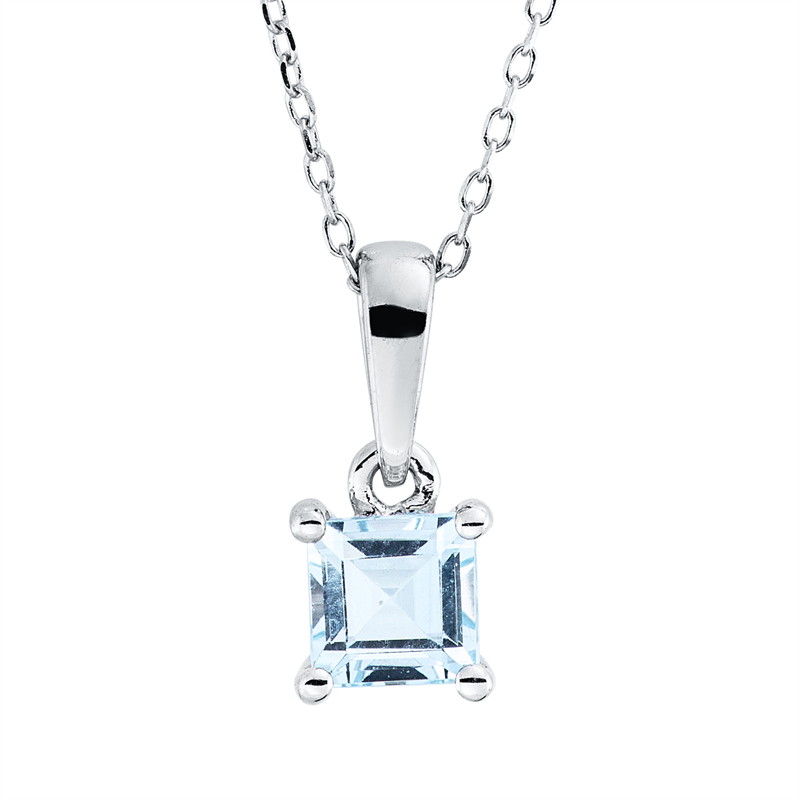 Farbstein Fashion Collier Weißgold 18kt