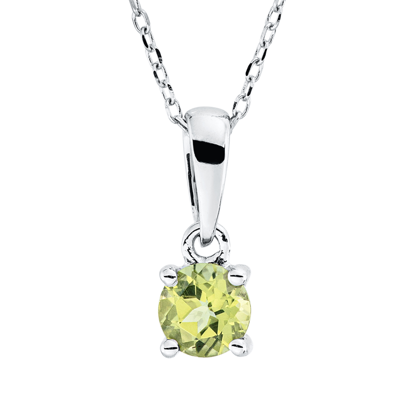 Farbstein Fashion Collier Weißgold 18kt