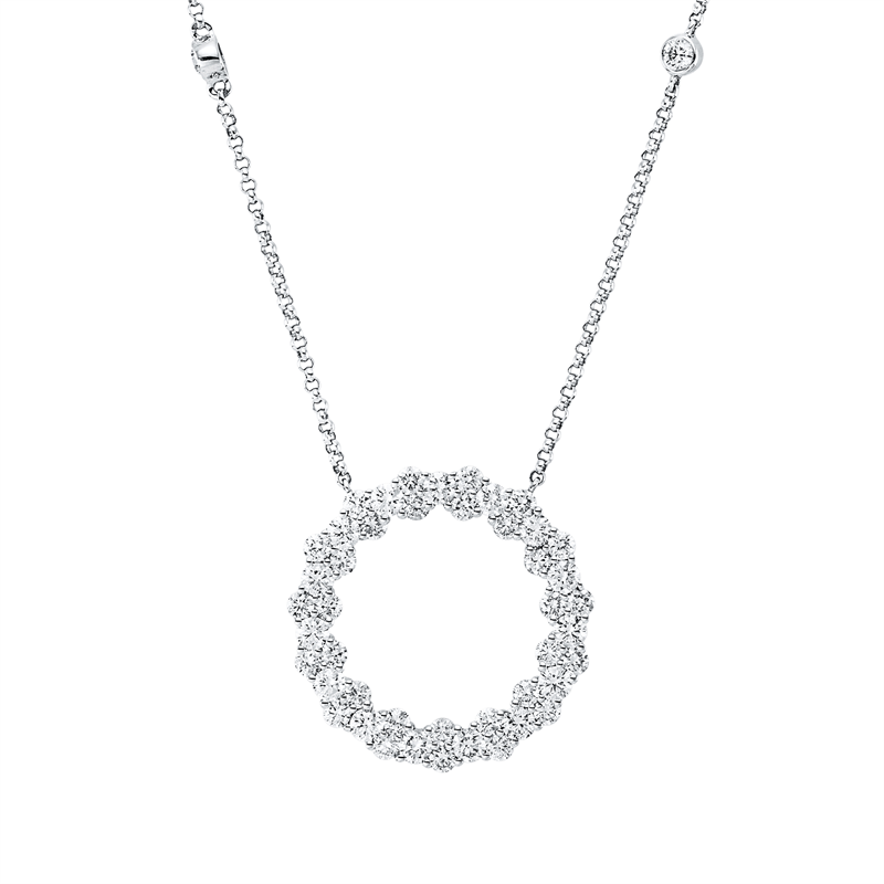Modern Woman Collier Weißgold 14kt 1,35ct