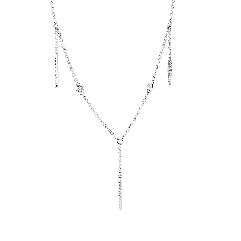 Modern Woman Collier Weißgold 18kt 0,23ct