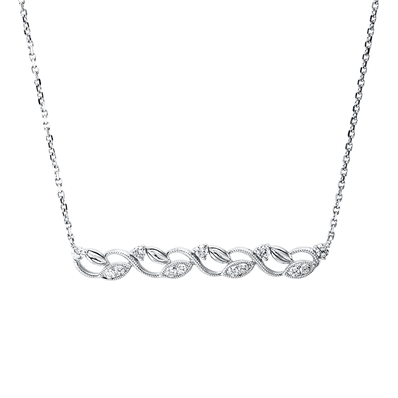 Modern Woman Collier Weißgold 18kt 0,21ct
