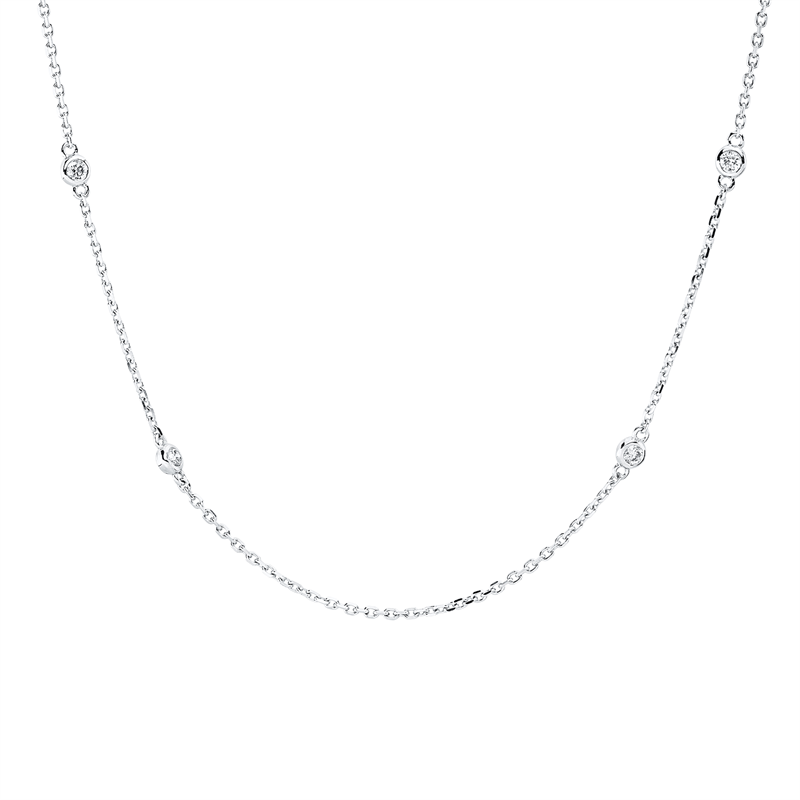 Modern Woman Collier Weißgold 18kt 0,29ct