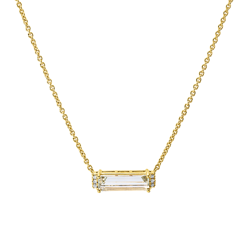 Farbstein Fashion Collier Gelbgold 14kt 0,03ct