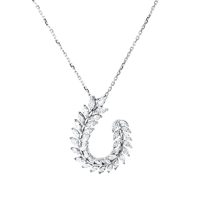 Modern Woman Collier Weißgold 18kt 1,3ct
