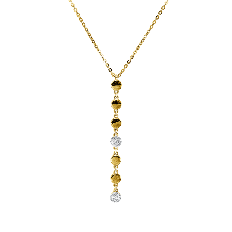 Modern Woman Collier Gelbgold 18kt 0,09ct