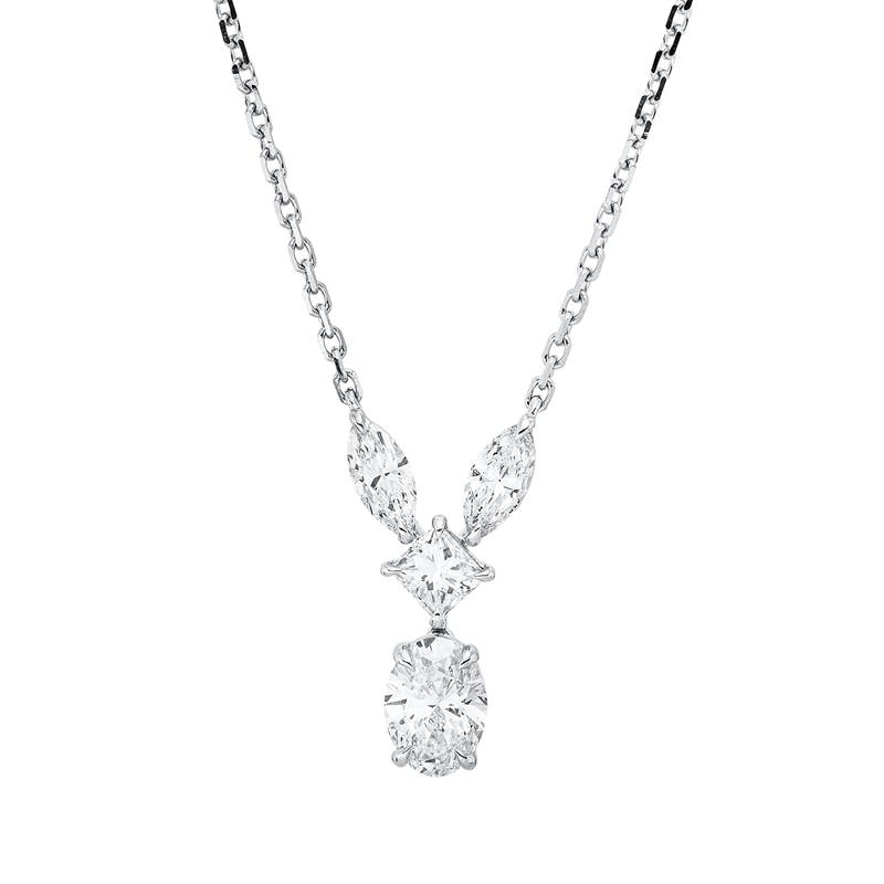 Modern Woman Collier Weißgold 18kt 0,94ct