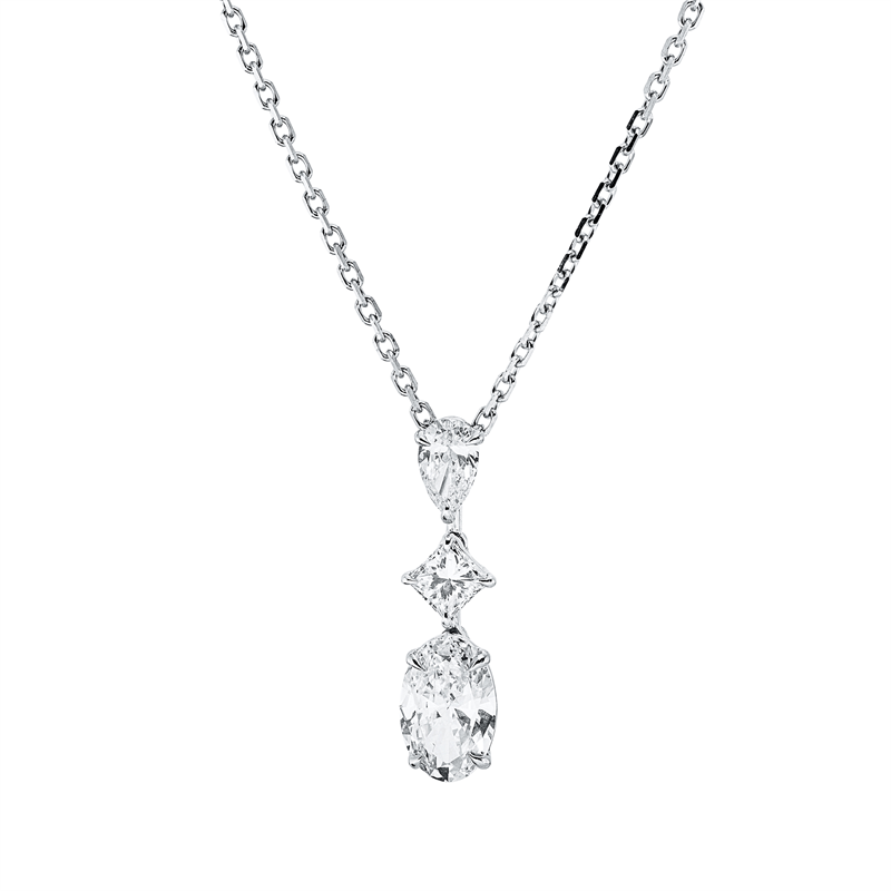 Modern Woman Collier Weißgold 18kt 1,06ct