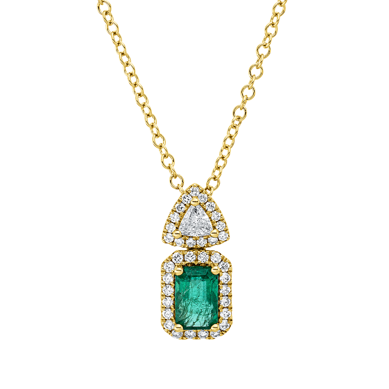 Farbstein Classic Collier Gelbgold 18kt 0,3ct