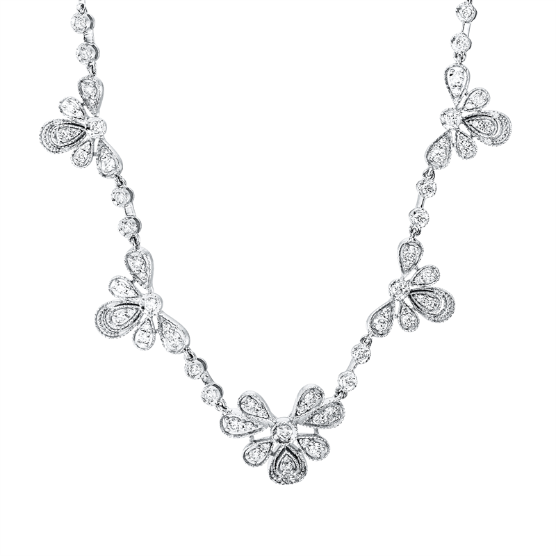 Collier Weißgold 18kt 0,56ct