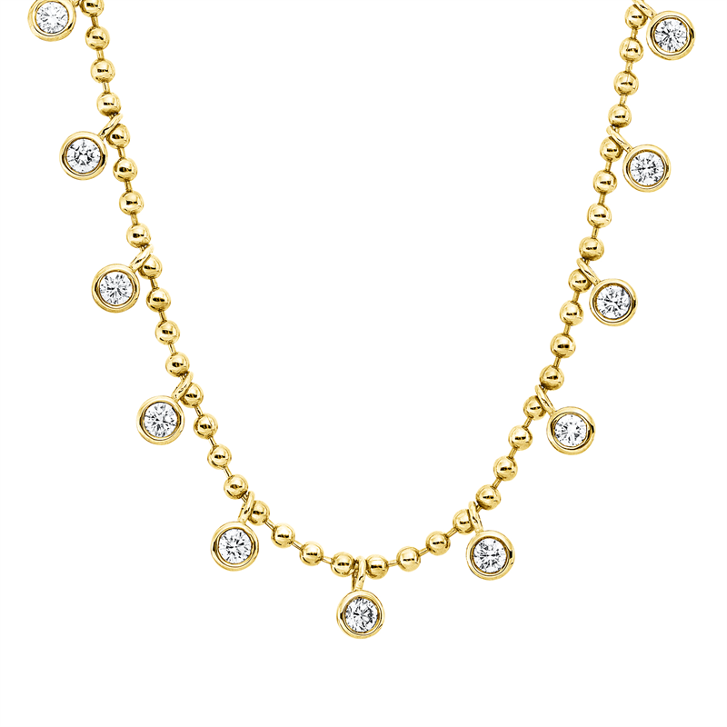 Modern Woman Collier Gelbgold 18kt 0,66ct